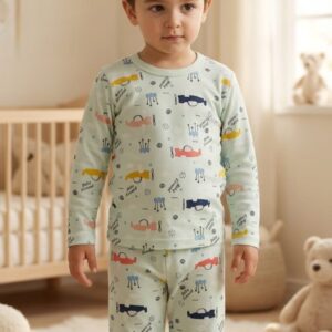 بيجامه ولادي لون اخضر