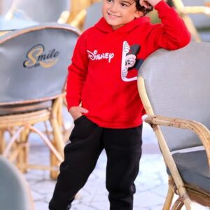 طقم خروج ملتون ولادي احمر